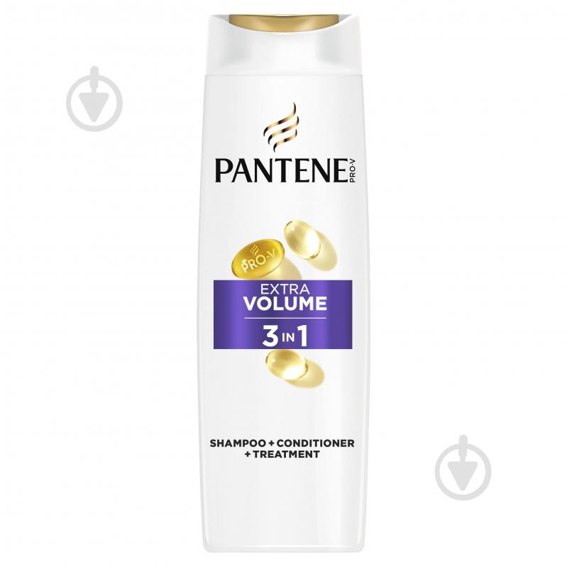 Шампунь 3 в 1 Pantene Pro-V Дополнительный объем 325 мл - фото 1