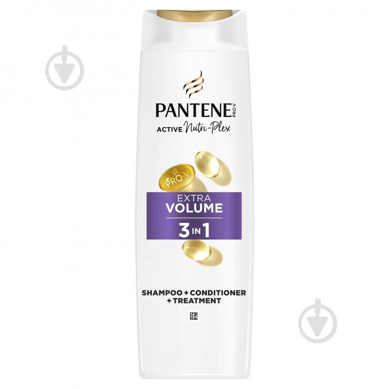 Шампунь 3 в 1 Pantene Pro-V Дополнительный объем 325 мл - фото 2