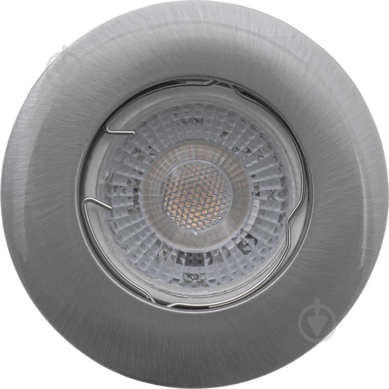 Светильник точечный Hopfen MR16 50 Вт GU5.3 сатиновый никель LS05 SN - фото 1
