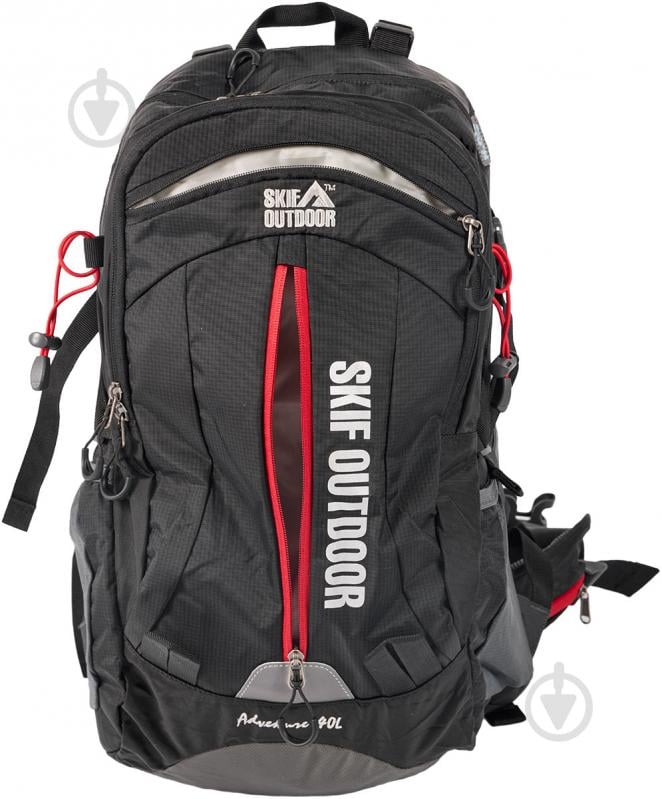 Рюкзак SKIF Outdoor Adventure 389.02.65 (+ чехол) 40 л black - фото 2