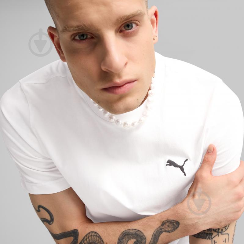Футболка Puma ESS Small Logo Tee 68253802 р.S белый - фото 4