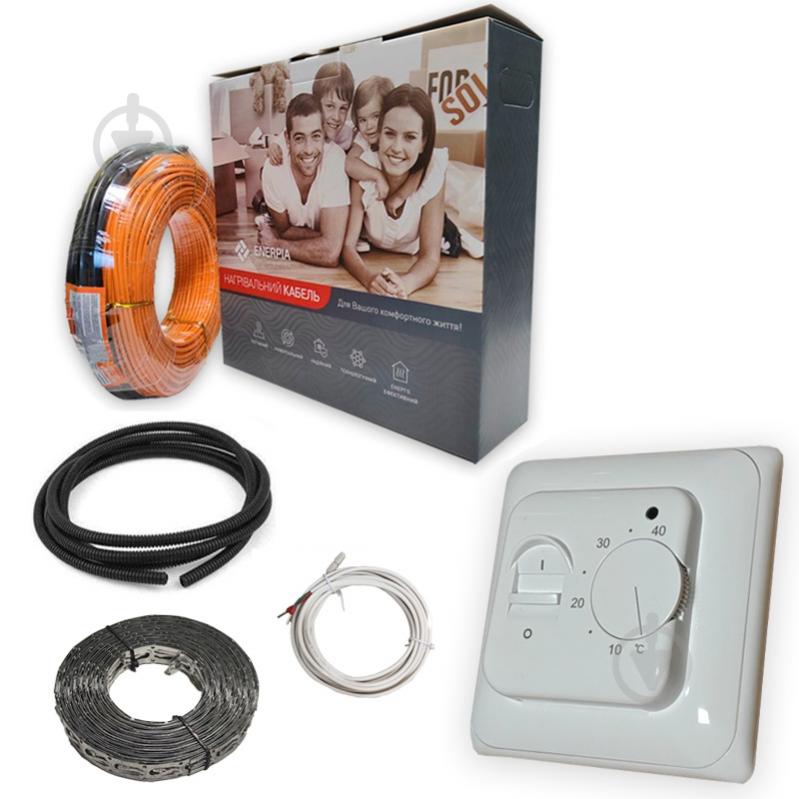 Нагрівальний кабель Enerpia 500Вт 25 м + терморегулятор механічний RTC-70.26 - фото 8 Нагрівальний кабель Enerpia 500Вт 25 м + терморегулятор механічний RTC-70.26 - фото 8