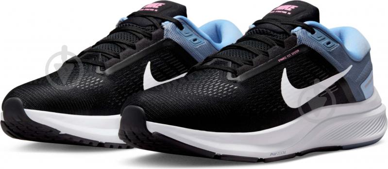 Кросівки чоловічі демісезонні Nike AirZOOM Structure 24 DA8535-008 р.42,5 чорні - фото 5