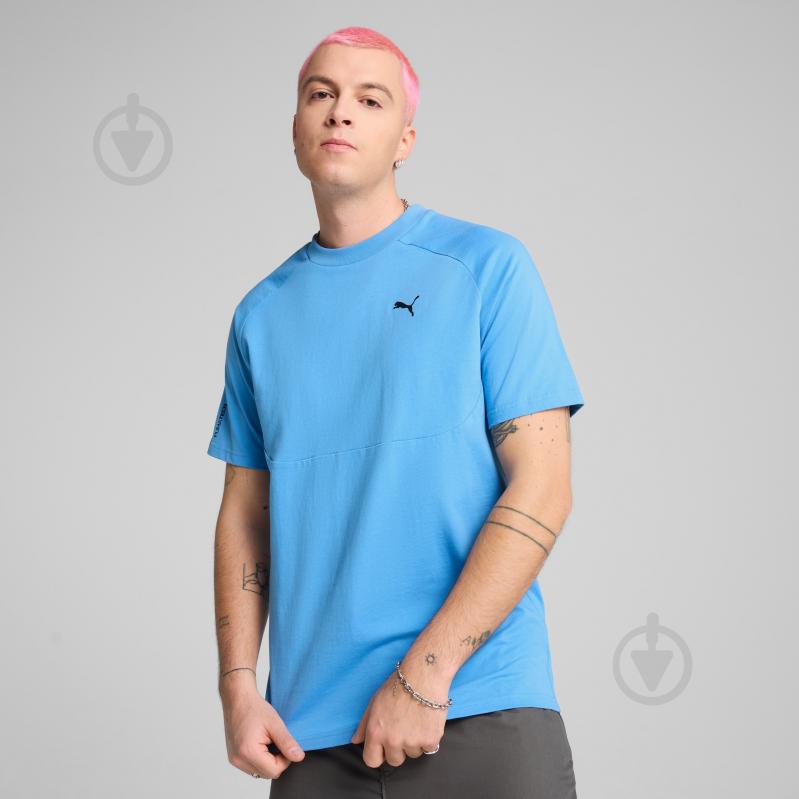 Футболка Puma PUMATECH Tee 68459857 р.S голубой - фото 3