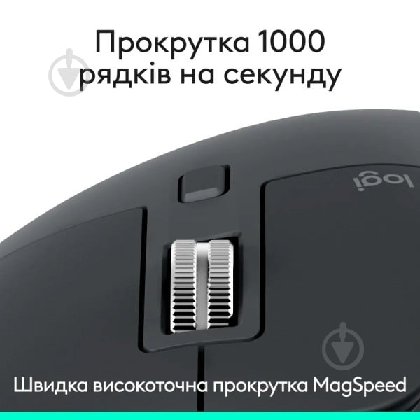 Мышка беспроводная Logitech MX Master 3S Performance graphite (L910-007501) - фото 3