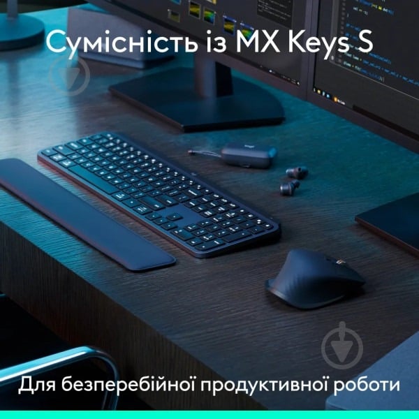 Мышка беспроводная Logitech MX Master 3S Performance graphite (L910-007501) - фото 6