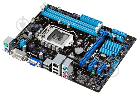 Материнская плата Asus H61M-F (Socket 1155, Intel H61, mirco ATX) - фото 3