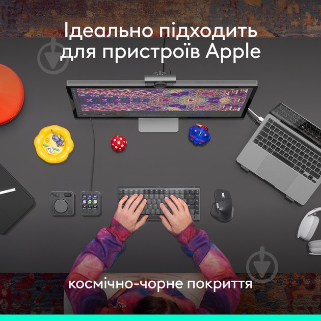 Мышка беспроводная Logitech MX Master 4 for Mac Performance space black (L910-007577) - фото 8 Мышка беспроводная Logitech MX Master 4 for Mac Performance space black (L910-007577) - фото 8