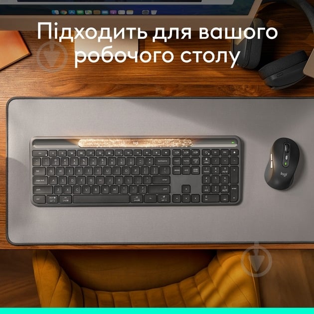 Клавиатура Logitech Slim Solar+ (L920-013764) graphite - фото 7