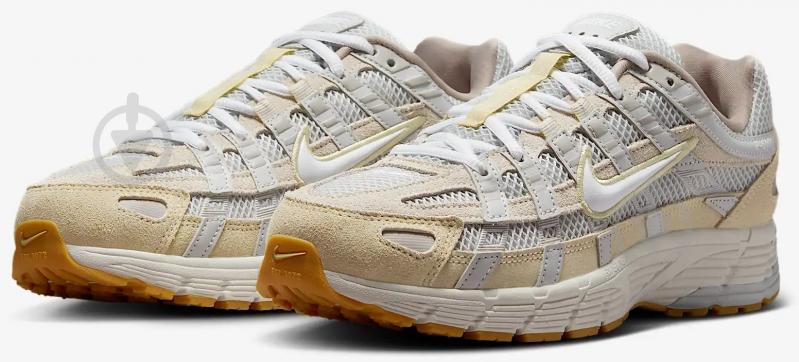 Кроссовки женские демисезонные Nike W P-6000 OPP1 HV4312-025 р.38 серые с желтым - фото 3 Кроссовки женские демисезонные Nike W P-6000 OPP1 HV4312-025 р.38 серые с желтым - фото 3