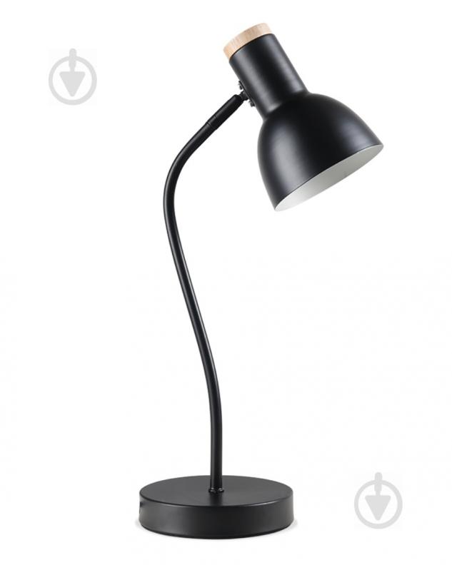 Настільна лампа LightMaster 1x40 Вт E27 чорний DE1150 чорний, E27 - фото 1