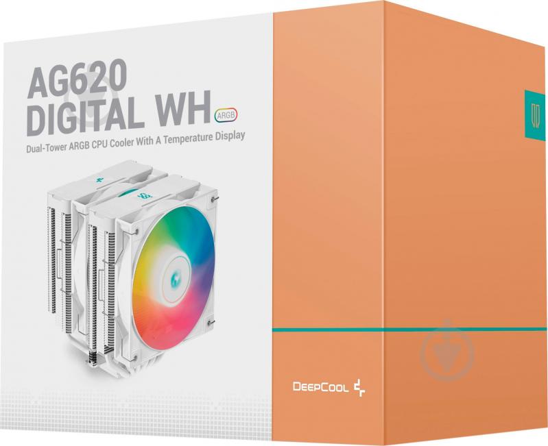 Процессорный кулер Deepcool AG620 Digital WH ARGB (R-AG620-WHADMN-G-2) - фото 10