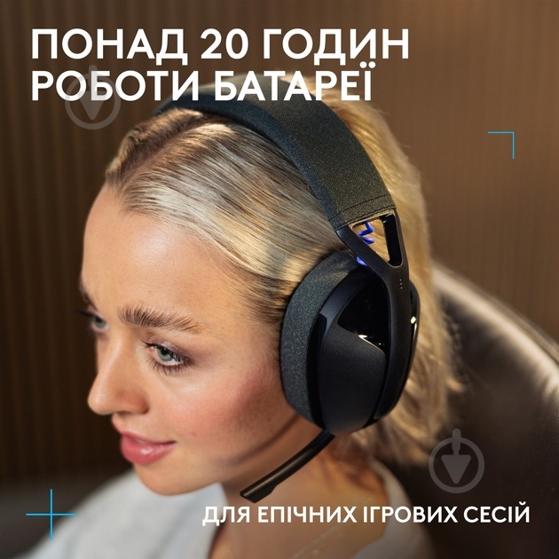 Навушники Logitech G321 Lightspeed black (L981-001563) - фото 7