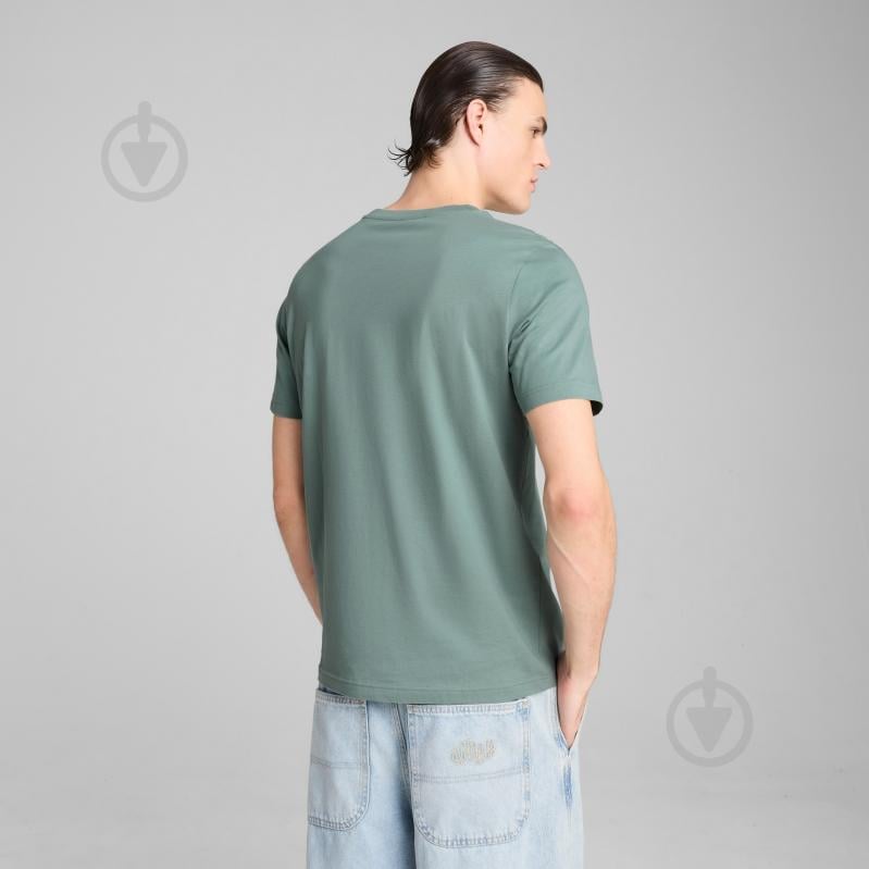 Футболка Puma ESS No. 1 Logo Tee (s) 68253330 р.S зеленый - фото 6 Футболка Puma ESS No. 1 Logo Tee (s) 68253330 р.S зеленый - фото 6
