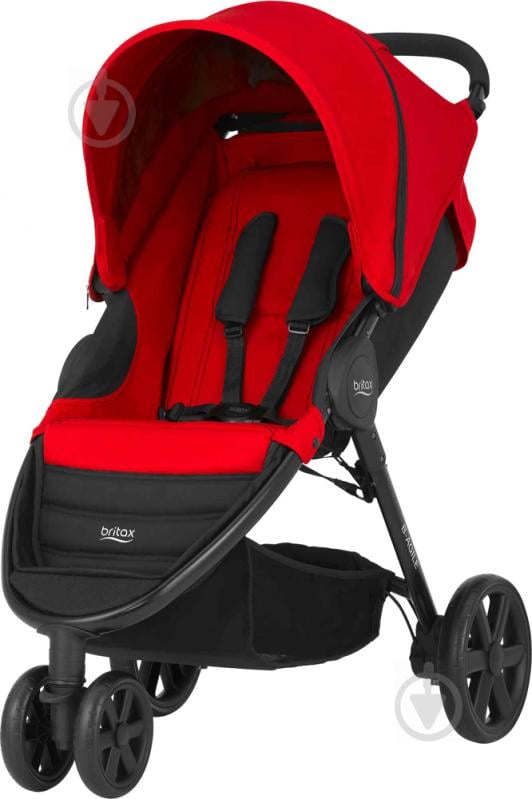 Коляска прогулянкова Britax B-Agile 3 Cosmos Flame Red 2000023119 - фото 2