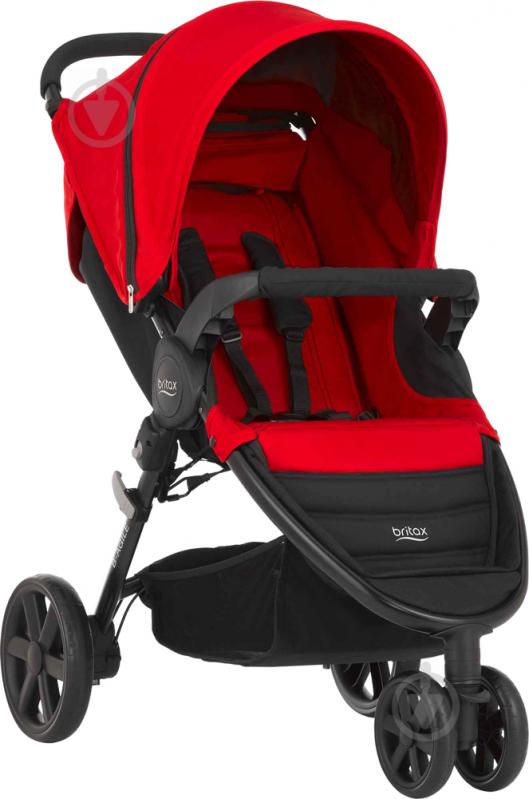 Коляска прогулянкова Britax B-Agile 3 Cosmos Flame Red 2000023119 - фото 1