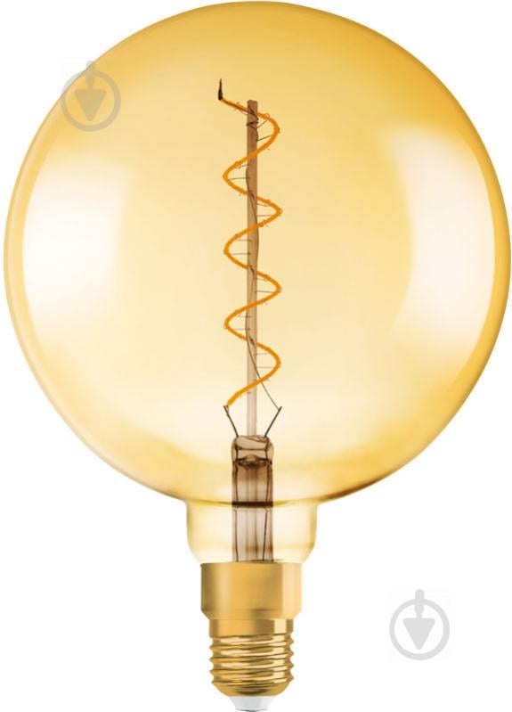 Лампа світлодіодна Osram FIL Vintage Spiral Globe 5 Вт E27 2000 К 220 В жовта 4058075092013 - фото 1