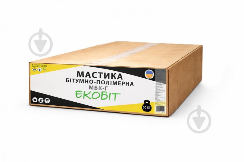 Мастика битумно-полимерная ECOBIT МБК-Г 30 кг - фото 1 Мастика битумно-полимерная ECOBIT МБК-Г 30 кг - фото 1