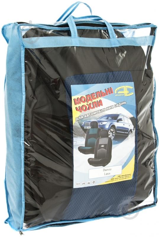 Чехлы на сиденья модельные Daewoo Lonos синий - фото 1