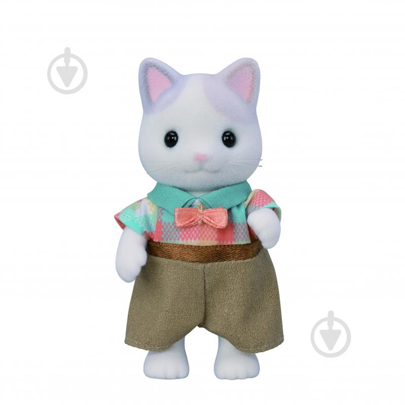 Фигурка коллекционная Sylvanian Families Семья Котов Латте 5738 - фото 2