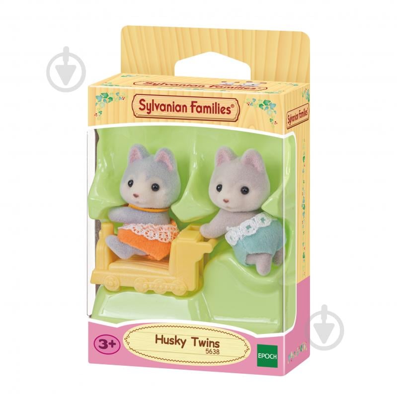 Фигурка коллекционная Sylvanian Families Хаски-двойняшки 5638 - фото 1