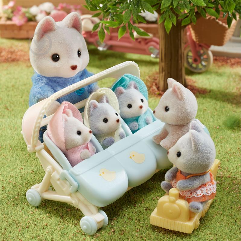 Фигурка коллекционная Sylvanian Families Хаски-двойняшки 5638 - фото 6