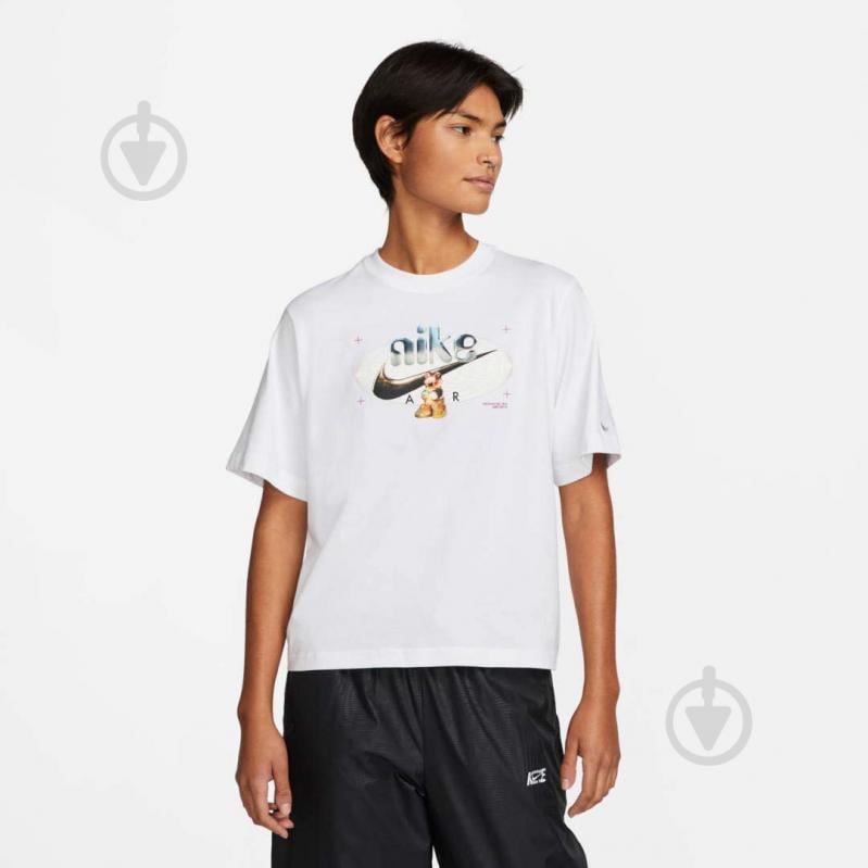 Футболка Nike W NSW TEE OC 2 SS BOXY DX7926-100 р.S белый - фото 1