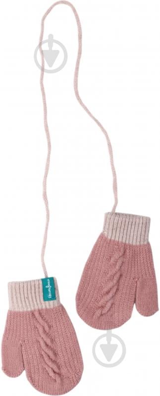 Рукавицы HW с веревочкой р.10-12 /розовый - фото 2 Рукавицы HW с веревочкой р.10-12 /розовый - фото 2
