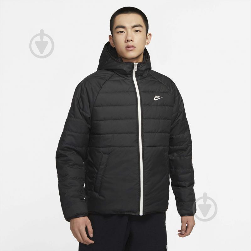 Куртка мужская демисезонная Nike M NSW TF RPL LEGACY REV HD JKT DH2783-010 р.L черная - фото 16