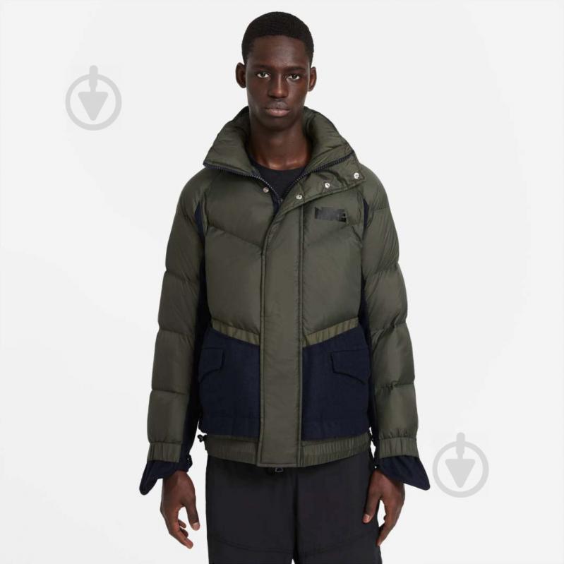 Пуховик мужской зимний Nike M NRG SACAI PARKA CT3269-355 р.S зеленый - фото 1