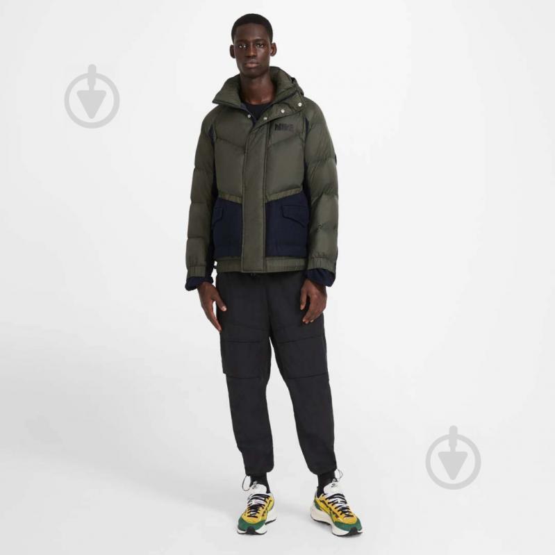 Пуховик мужской зимний Nike M NRG SACAI PARKA CT3269-355 р.S зеленый - фото 15