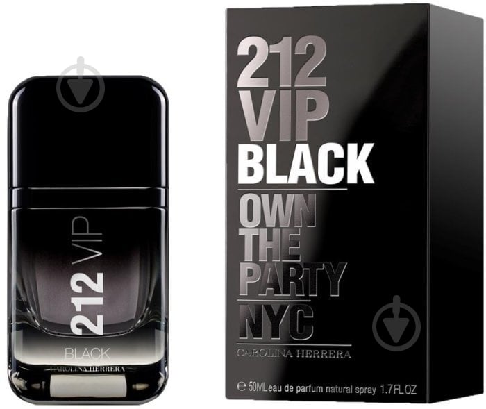 Парфюмированная вода Carolina Herrera 212 Vip Black 50 мл - фото 1