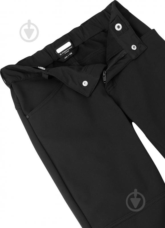 Брюки Reima Softshell Mighty р.110 black 532189S-9990 - фото 4 Брюки Reima Softshell Mighty р.110 black 532189S-9990 - фото 4