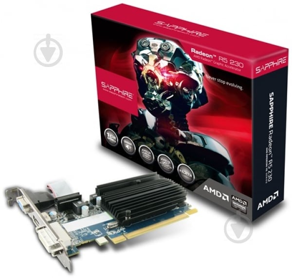 Видеокарта Sapphire Radeon R5 230 1GB GDDR3 64bit (11233-01-20G) - фото 3