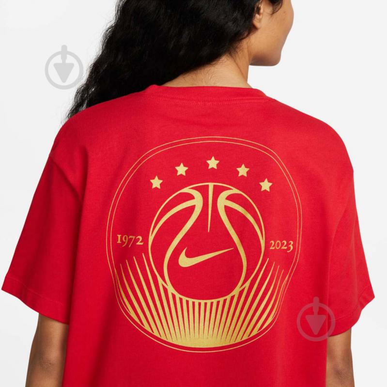 Футболка Nike W NSW TEE SS BF SISTERHOOD DX7940-657 р.XL красный - фото 4