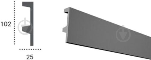 Карниз Tesori KF 504 Flexi 2440x100x16 мм - фото 2 Карниз Tesori KF 504 Flexi 2440x100x16 мм - фото 2
