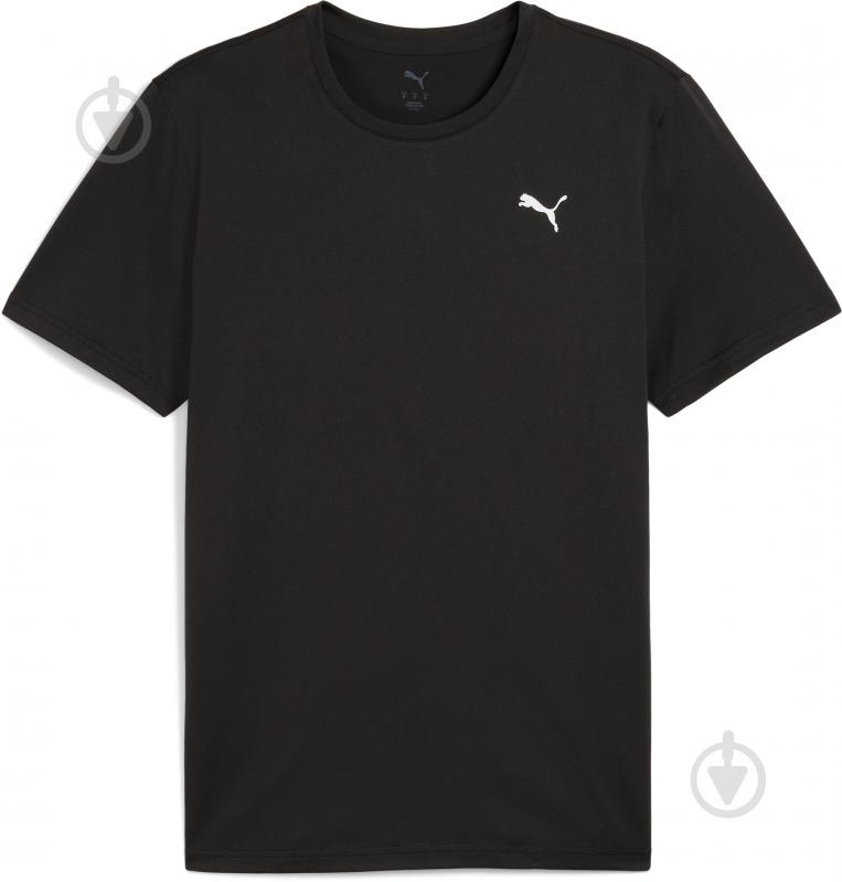 Футболка Puma M TAD ESSENTIALS SOLID CAT TEE (LC small cat) 52590801 р.S черный - фото 1