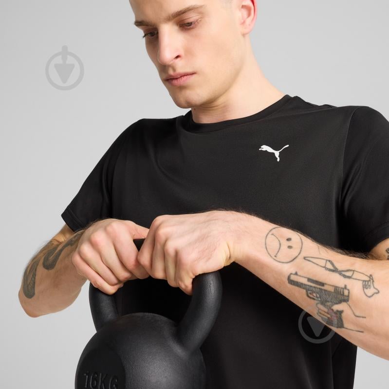 Футболка Puma M TAD ESSENTIALS SOLID CAT TEE (LC small cat) 52590801 р.S черный - фото 7