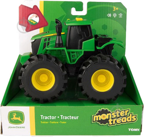 Іграшка Tomy John Deere Трактор Monster Treads зі звуковими та світловими ефектами 46656 - фото 7