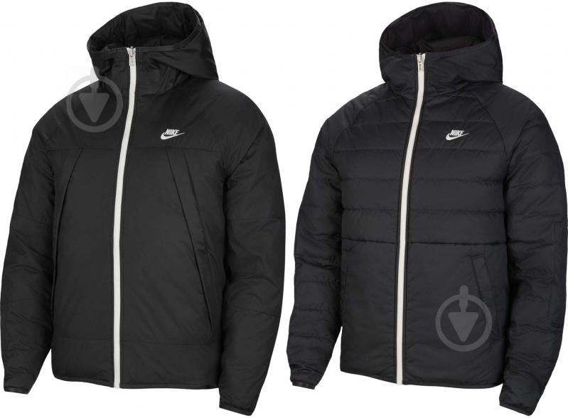 Куртка мужская демисезонная Nike M NSW TF RPL LEGACY REV HD JKT DH2783-010 р.M черная - фото 3