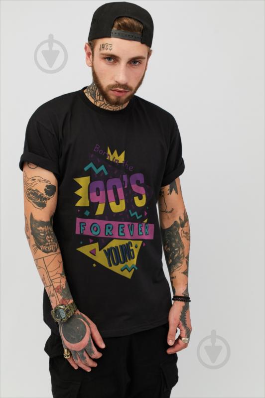 Футболка YAPPI MB1010 р.M черный - фото 1