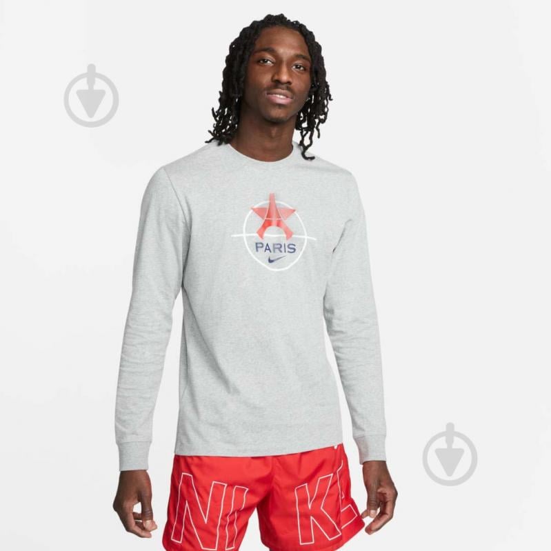 Футболка Nike PSG KNOCKOUT TEE DZ3645-010 р.L серый - фото 1
