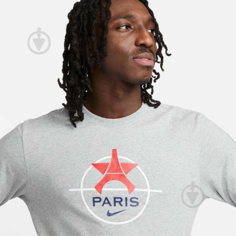 Футболка Nike PSG KNOCKOUT TEE DZ3645-010 р.L серый - фото 3
