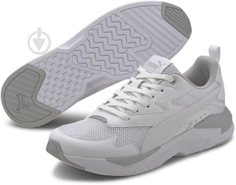 Кроссовки мужские демисезонные Puma X-Ray Lite 37412202 р.43 белые - фото 2