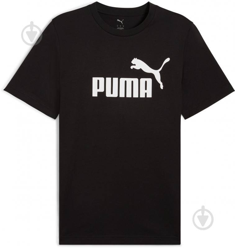 Футболка Puma ESS No. 1 Logo Tee 68253201 р.S чорний - фото 1 Футболка Puma ESS No. 1 Logo Tee 68253201 р.S чорний - фото 1