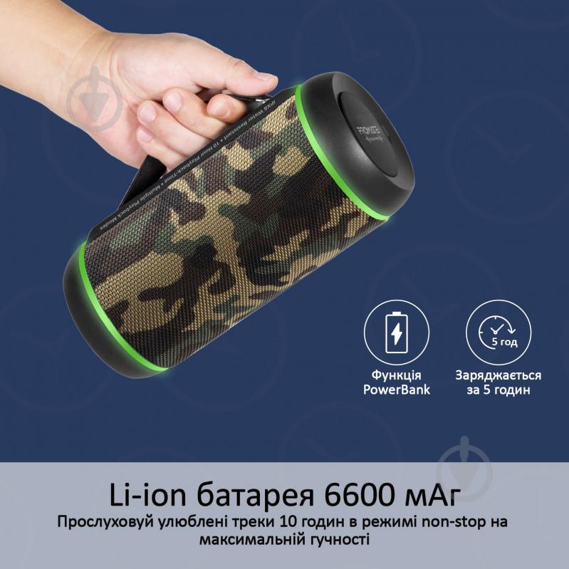 Портативна колонка Promate Silox-Pro 2.0 camouflage (silox-pro.camo) - фото 4