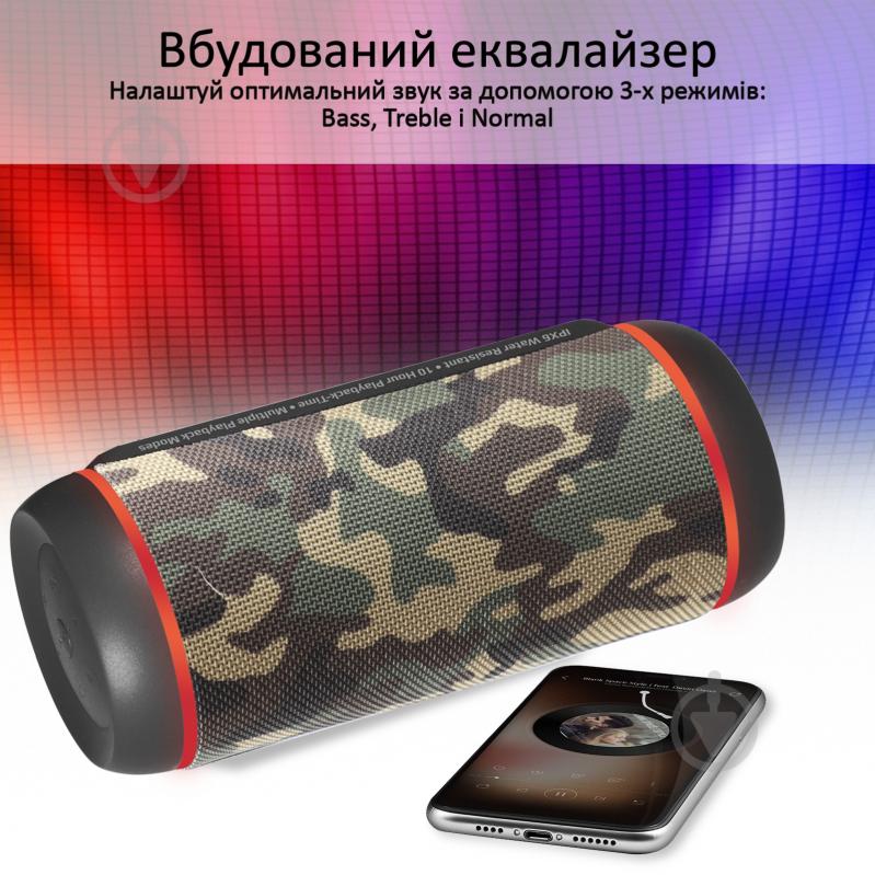 Портативна колонка Promate Silox-Pro 2.0 camouflage (silox-pro.camo) - фото 3