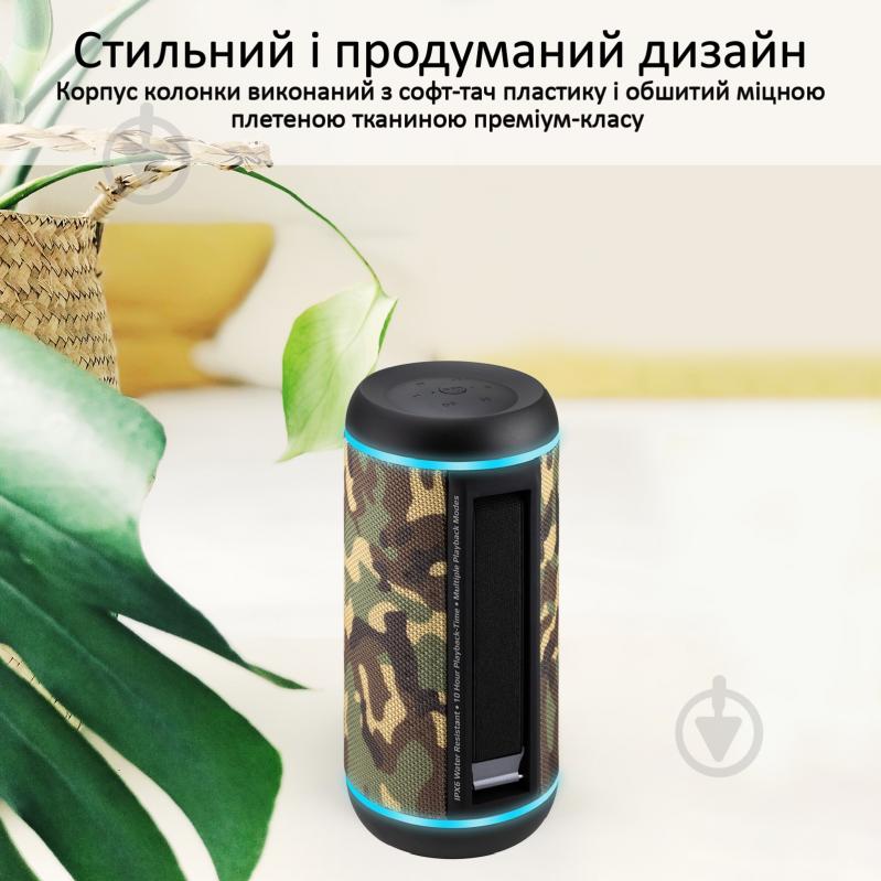 Портативна колонка Promate Silox-Pro 2.0 camouflage (silox-pro.camo) - фото 7