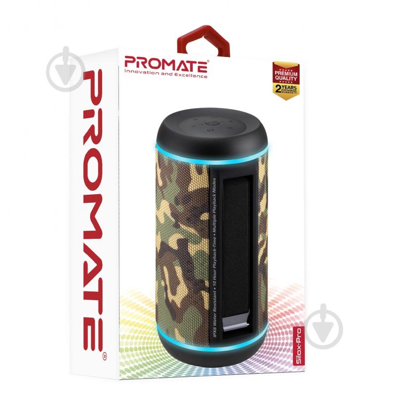 Портативна колонка Promate Silox-Pro 2.0 camouflage (silox-pro.camo) - фото 8