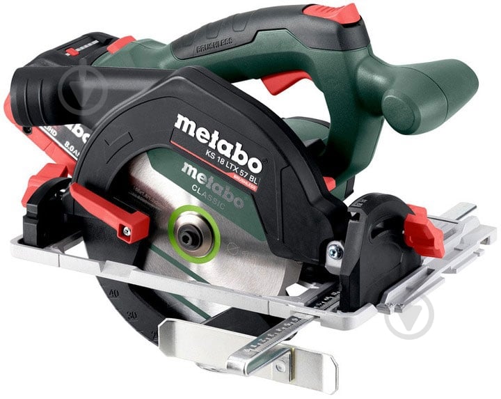 Пилка циркулярна Metabo KS 18 LTX 57 BL (2хLiHD8.0Аг, metaBOX) 611857810 - фото 1 Пилка циркулярна Metabo KS 18 LTX 57 BL (2хLiHD8.0Аг, metaBOX) 611857810 - фото 1